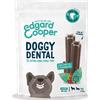 Edgard Cooper Doggy Dental per Cani - Taglia Piccola - Confezione da 7 pezzi - Fragola e Menta