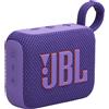 Jbl Go 4 Cassa Bluetooth Speaker Portatile Altoparlante Wireless IP67 Potenza 4.2 Watt colore Viola - JBLGO4PUR