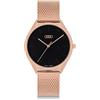 Audi collection Orologio da Polso da Donna, Oro Rosa/Nero 3102200400