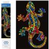 DIAMOND DOTZ Diamond Dot DD6.002 Gekko, tessuto, multicolore, 27 cm x 41 cm x 1 cm