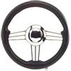Osculati Volante inox+poliuretano nero 350 mm Sterzo - Timoneria Osculati