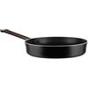 Alessi edo | PU113/20 B - Padella a Manico Lungo in Alluminio con Rivestimento Antiaderente, Manico in Acciaio Inox con Rivestimento in PVD, marrone