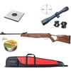 KIT Diana 250 5,5 mm 24 joule molla + ottica 4x32 mildot + pellet + custodia