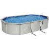 Bestway Piscina Fuori Terra Rigida da Giardino Piscina Esterna Ovale 610x360x120 cm con Pompa filtro - 56369