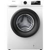 Hisense Lavatrice Slim 7 Kg Classe energetica C Profondità 46 cm Centrifuga 1200 giri Inverter Funzione Vapore - WFQP7012EVM