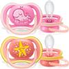 Philips Spa Avent Ultra Air Succhietto Balena/Stella Femmina 6-18 Mesi 2Pezzi