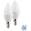 VIVIDA BIPACK LAMPADINE LED C37 E14 5W 6000K CONFEZIONE 2 PEZZI