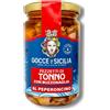 Gocce di Sicilia Pezzetti di Tonno con Buzzonaglia al Peperoncino 300 g - Tonno e Bottarga