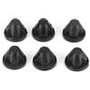 Tbest Gomma per Coperchio Valvole Motore, 6 Pezzi, 03G103184C, Adatto per Varie Auto, Nero