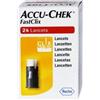 ROCHE DIABETES CARE ITALY SpA Accu Chek Fastclix 24 Lancette