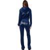 Juicy Couture Velour Track Pant with Diamante Branding Pantaloni Casual, profondità Blu, M (Pacco da 13) Donna