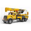 Bruder BRD02818 Camion MACK Granite con gru Liebherr