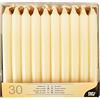 Papstar Candele da tavola, Ø 2,1 cm, 19,6 cm, colore: crema