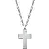 S.Oliver Da Uomo Gioielli - Collana In Acciaio Inossidabile Con Ciondolo Croce - Classico, Senza Tempo E Marcato - Perfetto Idea Regalo
