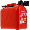 PRECISION STEEL Cartec 506022 Tanica Omologata Carburanti, Rosso, 5 Litri