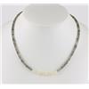 Bundela Gems Collane girocollo con perline Rondelle sfaccettate in labradorite blu e opale...