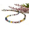 Bundela Gems Collane fatte a mano con perline Rondelle sfaccettate naturali multi mix A++ ...