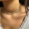 Bundela Gems Bellissima collana fatta a mano 18" con perline e pietre preziose rotonde sfa...
