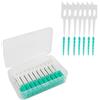 ZJIVQO 160Pcs Silico Interdentale Morbido Gum Spazzole Stuzzicadenti Dentale Verde Dente Filo Interdentale Picks Stuzzicadenti Apparecchi Orale Pulizia Dente Strumento di Pulizia