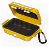 PELI 1010 Valigia Micro Impermeabile per Smartphone e piccoli attrezzi, Grado di protezione IP67, Capacità di 0,3L, Prodotto in USA, Colore Giallo/Nero