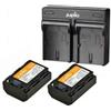 Jupio USB DUO Charger KIT Caricabatterie + 2 Batterie NP-FZ100 per Sony