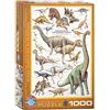 Eurographics Dinosaurs of the Jurassic Period 1000pcs 1000pc(s) - Puzzles (Jigsaw puzzle, Fauna, Children & Adults, Dinosaurs of the Jurassic Period, Dinosaur, Boy/Girl)