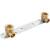 Armar Trading LTD 1/2 x 15 mm incasso doccia staffa/lunghezza - 150 mm/miscelatore termostatico Bar piastra posteriore filettatura BSP rubinetto collegamento set