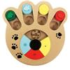 Record - Gioco di Attivazione Mentale per Cani Zampa - Livello di Difficoltà 3 - Rompicapo per Cani - Materiale Legno - Base Antiscivolo - Dimensione: 24 x 24 x 2,5h cm