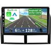 YUNTX [6GB+128GB] Android 14 Autoradio per Jeep Grand Cherokee (1996-2005)-[Incorporato Carplay/Android Auto/DSP/GPS]-9 IPS 2.5D Touchscreen-Camera+MIC-DAB/MirrorLink/Controllo del volante/BT 5.0