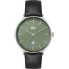 Lacoste Orologio Analogico al Quarzo da Uomo Collezione LACOSTE CLUB con Cinturino in Pelle Verde - 2011225