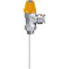 Caleffi - Valvola di Sicurezza Combinata Temperatura e Pressione per Impianti Solari 1/2" M x Ø 15 6 bar 309461