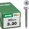 SPAX Vite posteriore da parete senza lente 3,0 x 30 Torx 10 Wirox argento confezione da 300