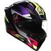 Agv Casco Moto Integrale Agv K1 S FASTLAP Nero Viola Rosa