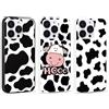 Yoedge [3 Pezzi Custodia per Samsung Galaxy S21 Ultra 5G 6,8 Pollici, TPU Silicone Custodia Morbida Ultra Sottile Case con Disegno,Antiurto Protettiva Originale Cover per Samsung S21 Ultra 5G, Mucche