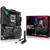 ASUS ROG Strix B860-F Gaming WiFi, Scheda Madre Intel ATX, 16+1+2+1 Fasi di Alimentazione, Slot DDR5, PCIe 5.0, Adatta per PC AI-Advanced, 4 Slot M.2, WiFi 7, AI Networking II, Aura Sync RGB, Nera