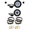IPNOSIS Kit 6 Casse ALPINE SXE-1750S + SXE-1725S per Lancia Musa da 165mm con 2 Supporti Anteriori, 2 Posteriori e 4 Connettori