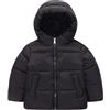 Generic Vestito maglione bambina bambina piumino di cotone imbottito giacca autunno e inverno nuovo bambino corto cotone imbottito giacche bambino bambini grandi bambini con cappuccio (nero, 11-12 anni)