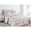 BIANCHERIAWEB Copriletto Trapuntato Quilt Estivo Piumino 100gr/mq Disegno Pinsonic Gatti Family Singolo Gatti Family