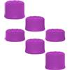 Szaerfa 6PCS Grip Set Joystick Cap Tappo del bastone analogico per PS5 Pro/PS5 slim/PS5, controller analogico Gamepad sollevato antiscivolo impugnature del bastone del pollice bastoni Cover (Viola)