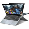 Ekonavi PC Portatile 2 in 1, AMD Ryzen 3 3200U CPU 16 GB RAM 512 GB SSD, Notebook da 15,6 pollici con display 1920x1080, Win11 Pro Laptop, con RJ45, Type-C, USB 3.0 laptop ultra sottile e leggero