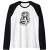 Cobra Kai Cobra nero Maglia con Maniche Raglan