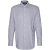 Seidensticker Camicia in Flanella da Uomo, Blu, 48
