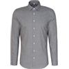 Seidensticker Camicia in Flanella da Uomo, Blu, 40