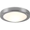 Trio Leuchten Trio 6801011-06 Condus Plafoniera, 1x60 Watt, Cromo/Bianco, 31.5 cm