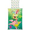 Herding Set di Biancheria da Letto, SpongeBob SquarePants, Federa 80 x 80 cm con Design Reversibile, Copripiumino 135 x 200 cm con Cerniera, 100% Cotone/Renforcé