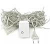 Glowster Catena di luci piatte tipo ghiacciolo, batteria 3AA, bianco caldo, 10 m x 0,6 m, ideale per decorare eventi e creare ambienti accoglienti.