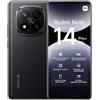 Xiaomi Smartphone Xiaomi Redmi Note 14 Pro+ 5G, 12+512GB, fotocamera AI di livello professionale da 200MP, IP68, HyperCharge da 120W, funzionalità AI (caricabatterie non incluso), Nero