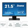 IIYAMA T2252MSC-B2AG - Monitor IPS FULL HD 21,5 Pollici Touchscreen Vetro Anti-Impronta P-CAP e anti graffio - IIYAMA