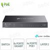 OMADA SG2008P - TP-Link Omada SG2008P Switch con 8 Porte Gigabit di cui 4 PoE+ - Managed L2