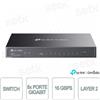 OMADA SG2008 - TP-Link Omada SG2008 Switch Smart Desktop con 8 Porte Gigabit - Managed L2